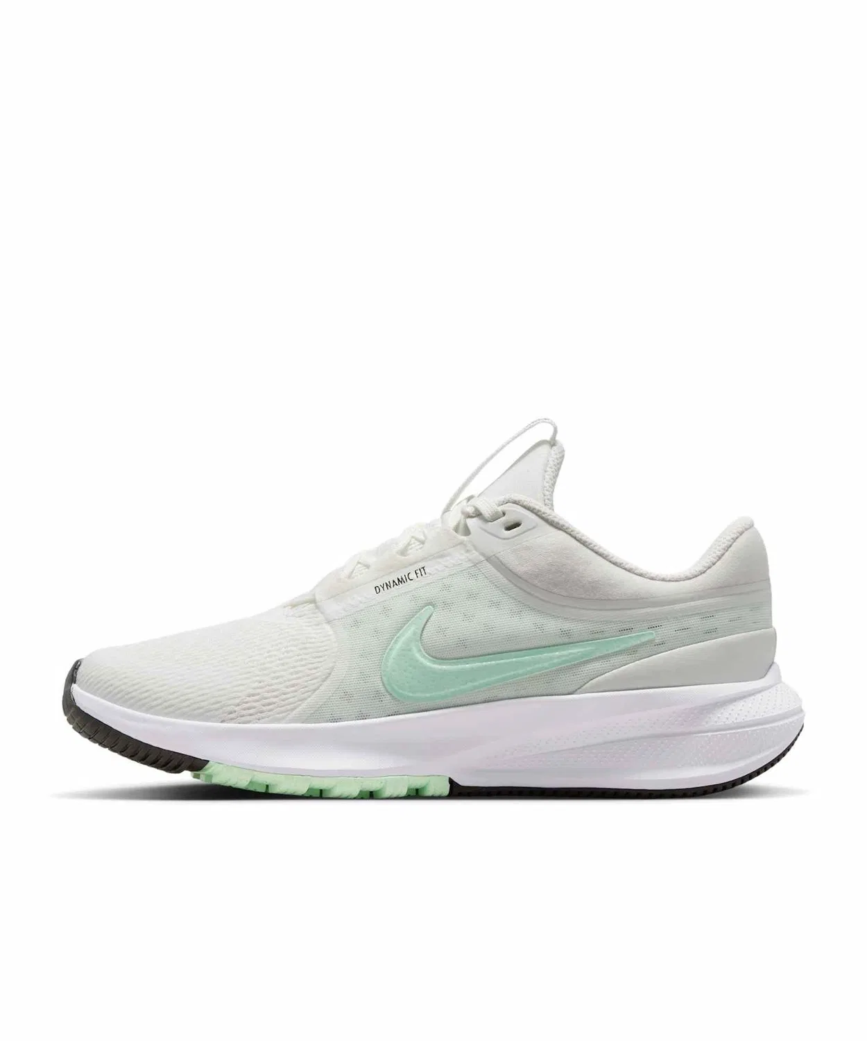 Детские кроссовки с низким профилем, легкие, с брендовым логотипом, Nike Star Runner 5 NIKE, Summit White/Black/Barely Green/Arctic Green