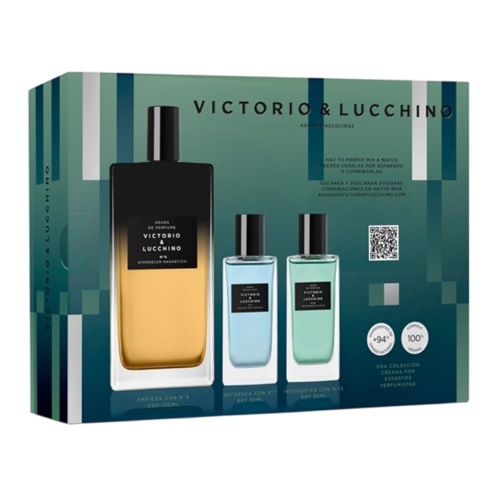 Набор парфюмерный Victorio & Lucchino Aguas Masculinas, 3 предмета