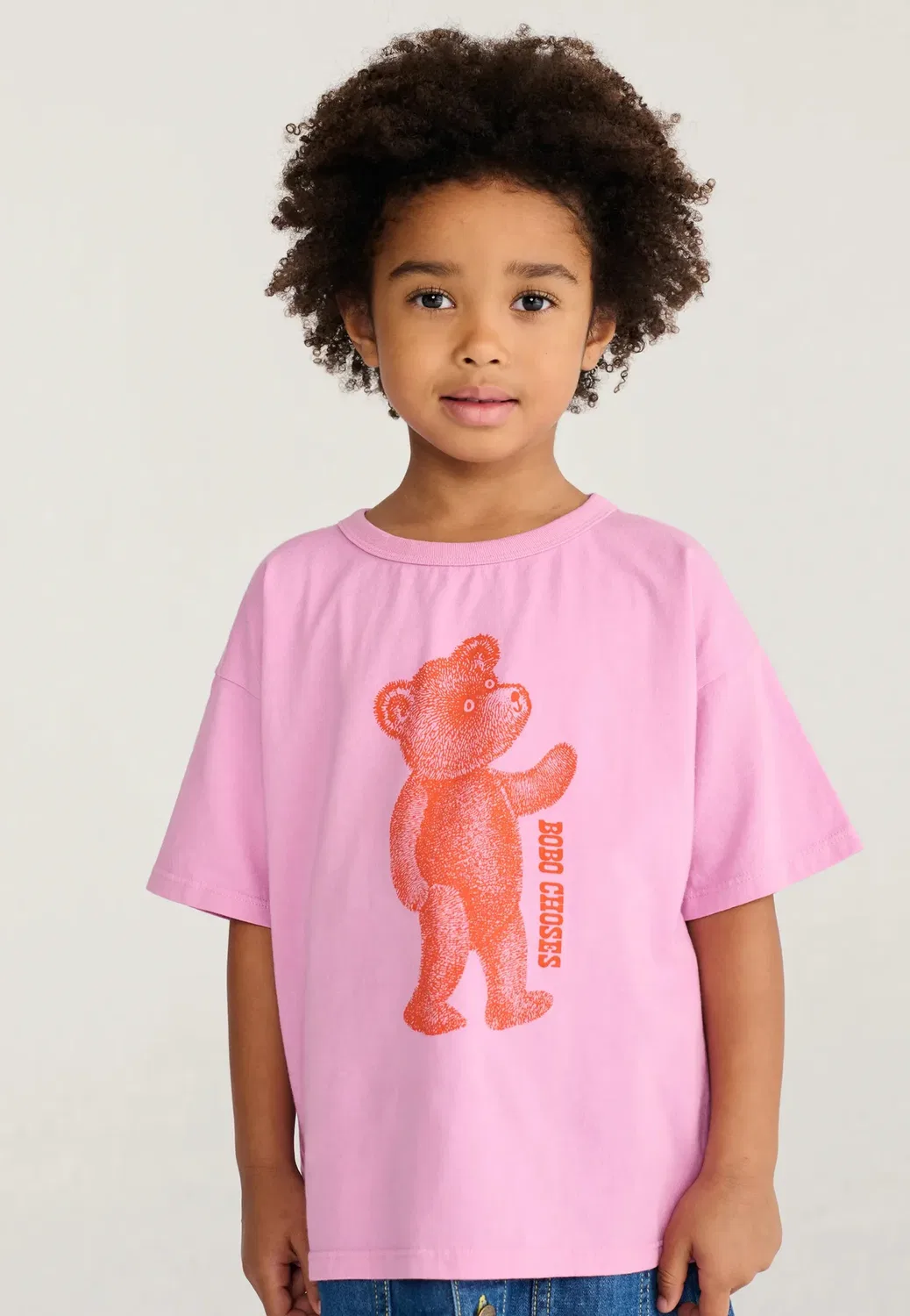 Футболка унисекс с принтом монстра Softpaw Bobo Choses, Pink — фото 2