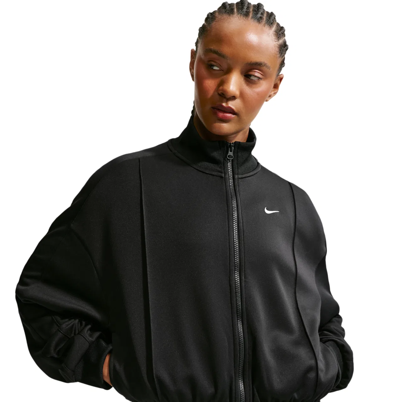 Женская куртка NSW Track Jacket Nike, цвет Chalk/Black/Black