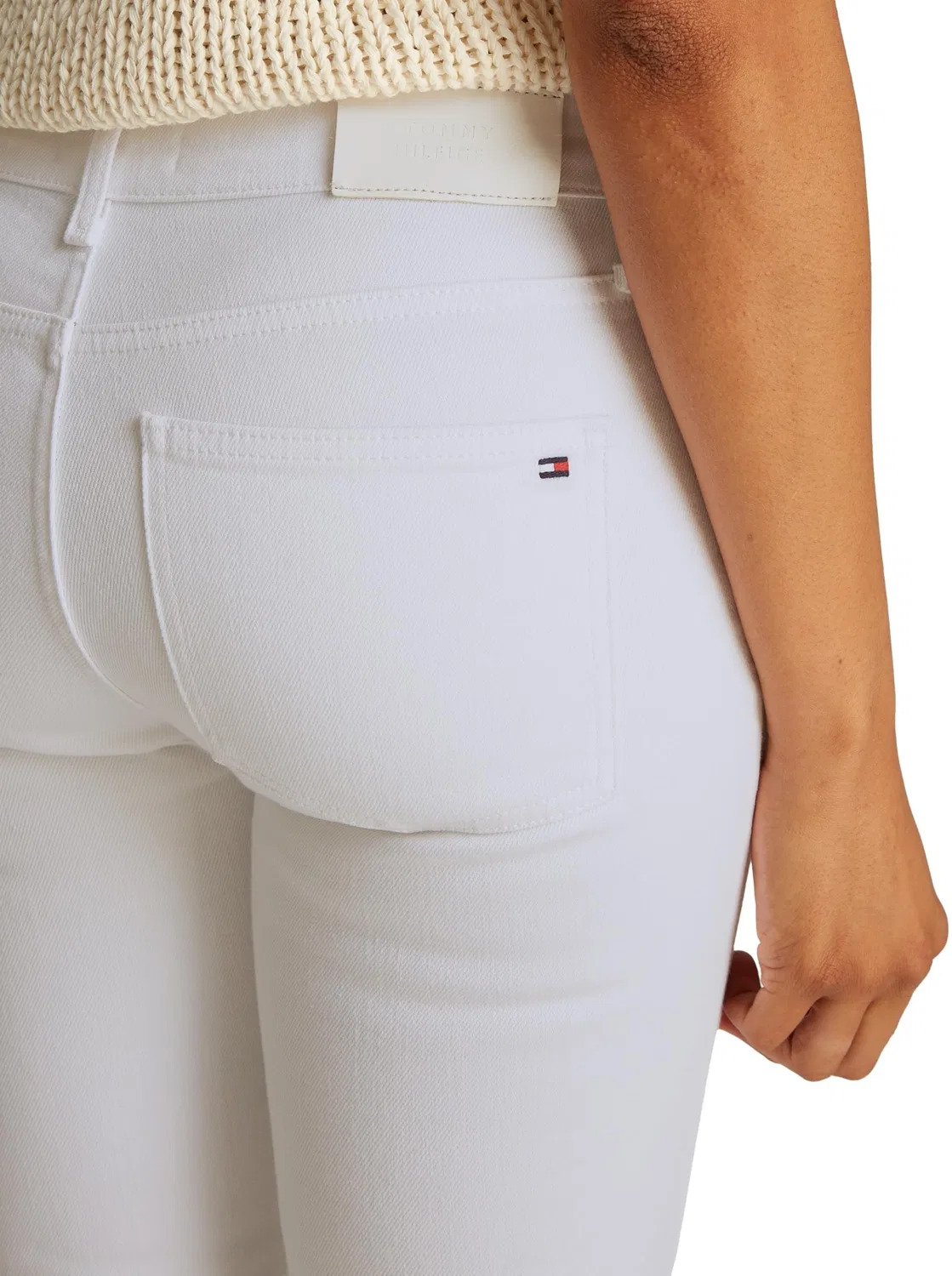 Женские джинсы клеш Tommy Hilfiger, 2-White (Th Optic White) — фото 3