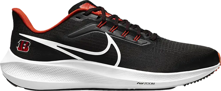 Кроссовки Nike NFL x Air Zoom Pegasus 39 'Cincinnati Bengals', черный — фото 2