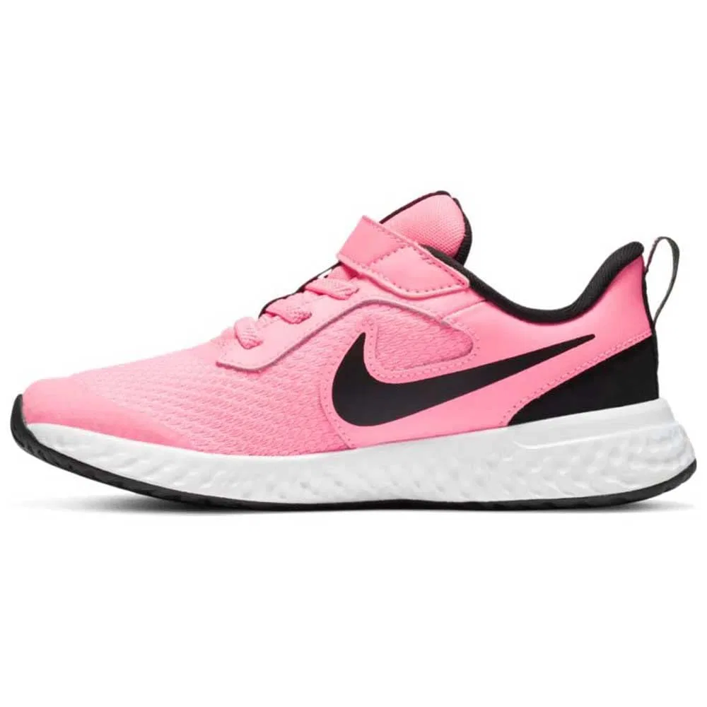 Детские кроссовки для бега с принтом Bq5672-602-11c NIKE, Sunset Pulse Black White — фото 3