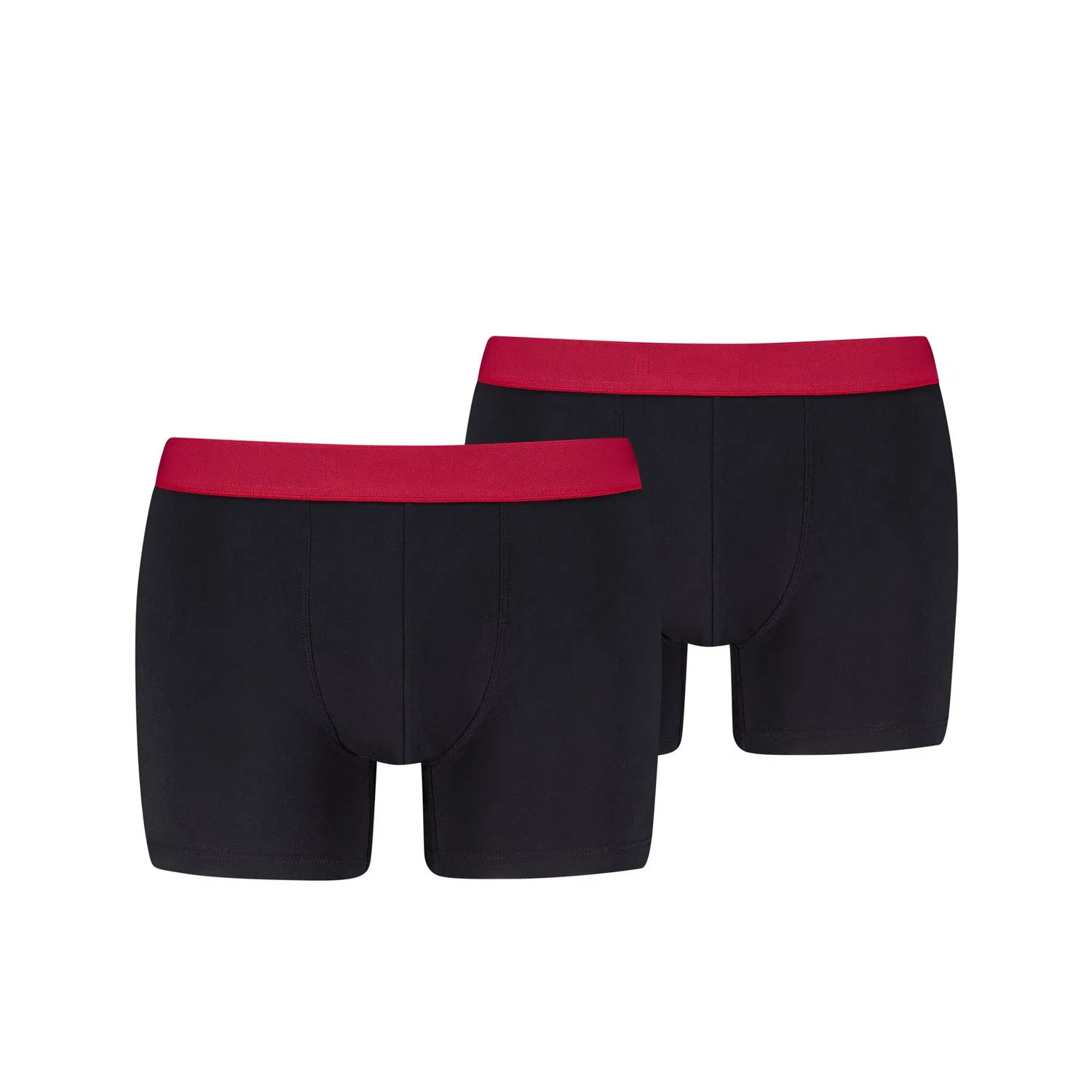 Мужские боксеры из хлопкового стрейча Levi's, Black/Red