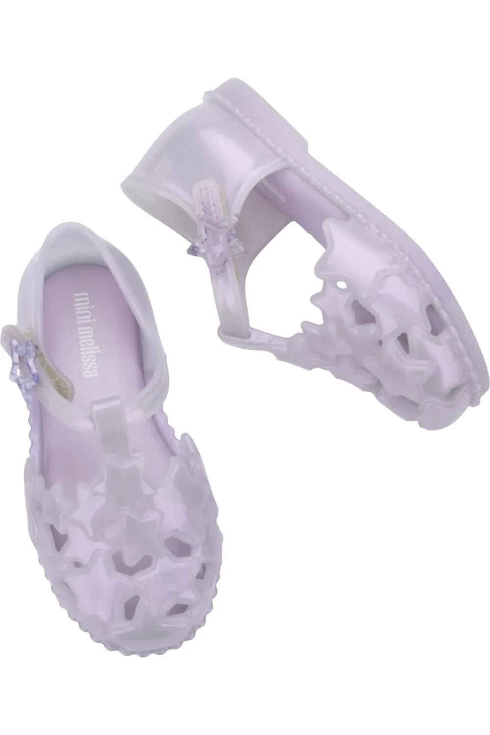 Сандалии для малышей на липучке Starry Mini Melissa, Pearly Lilac — фото 3