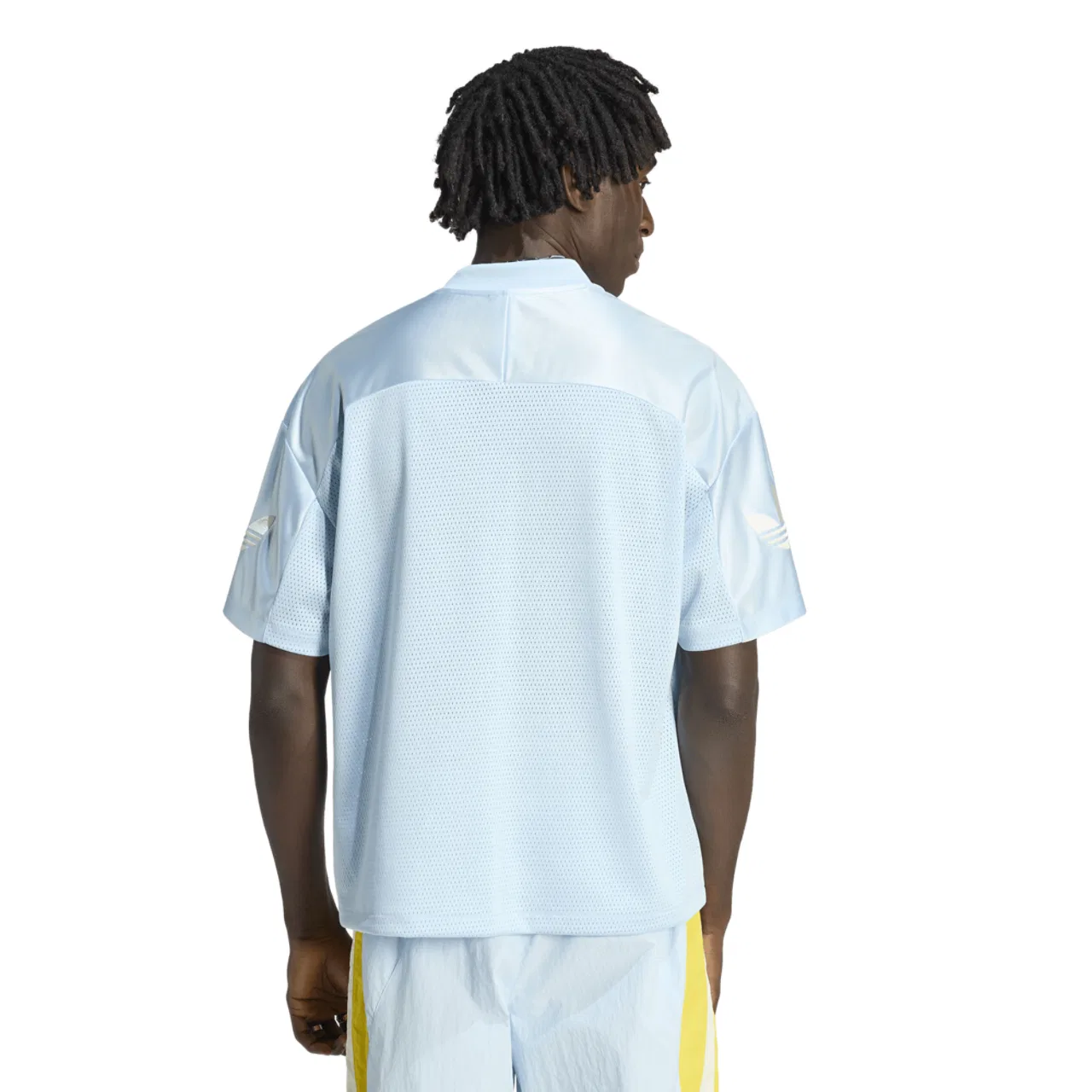Мужская футболка Original Football Jersey Adidas, цвет Carolina/White — фото 2