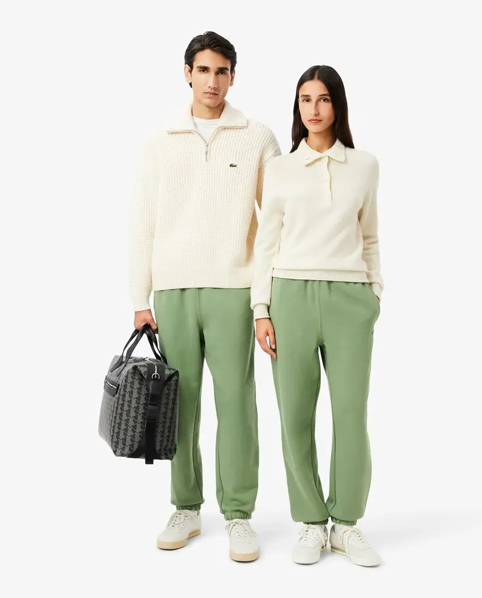 Мужские спортивные штаны из футера с утеплением Lacoste, Verde