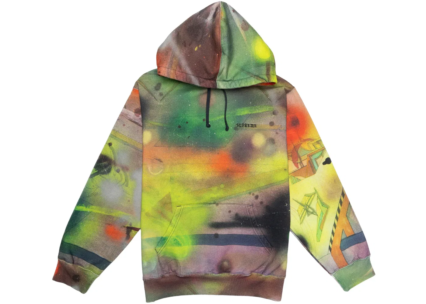 Мужской худи с принтом Supreme Rammellzee, Multicolor