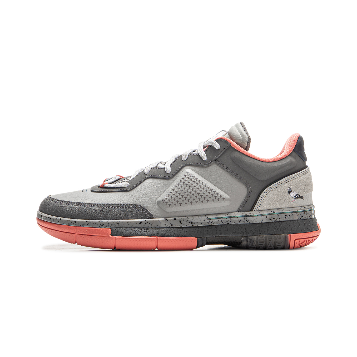 

Баскетбольные кроссовки Staple x Cushioning, противоскользящие, износостойкие, дышащие, с низким верхом, серые, мужские LINING, Gray
