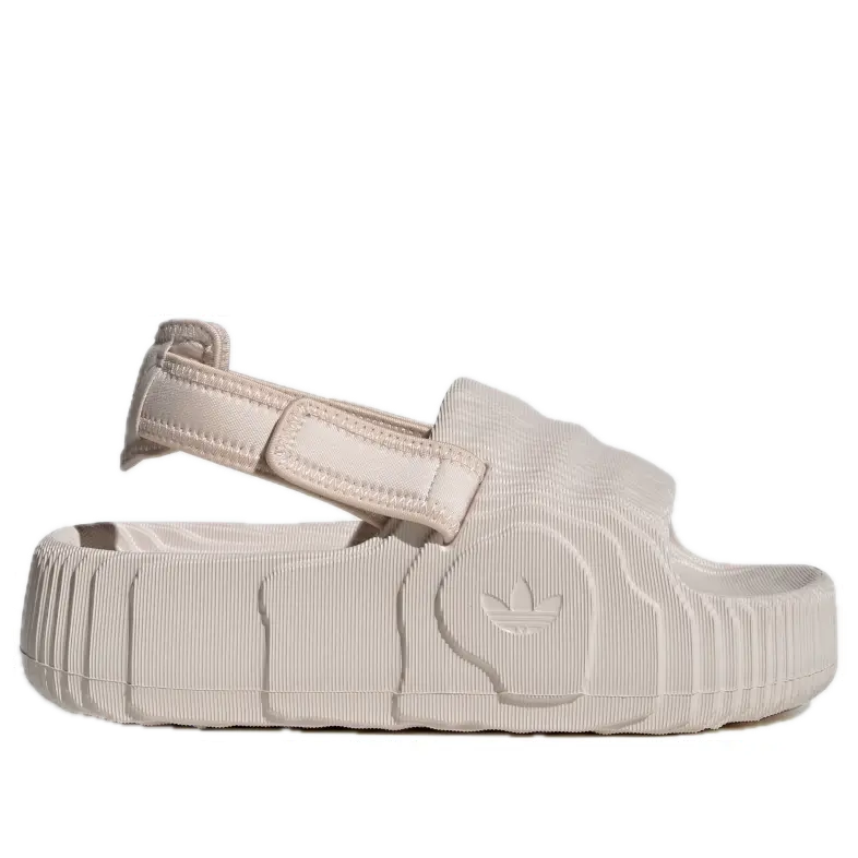 Сандалии (WMNS) adidas Adilette 22 XLG Slide 'Putty Mauve', бежевый — фото 2