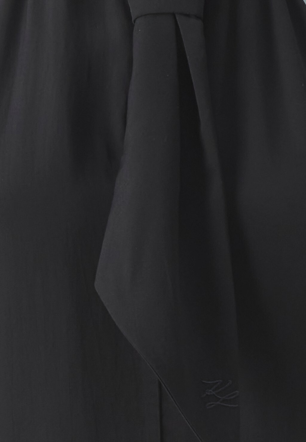 

Топ COLLAR TIE KARL LAGERFELD, черный