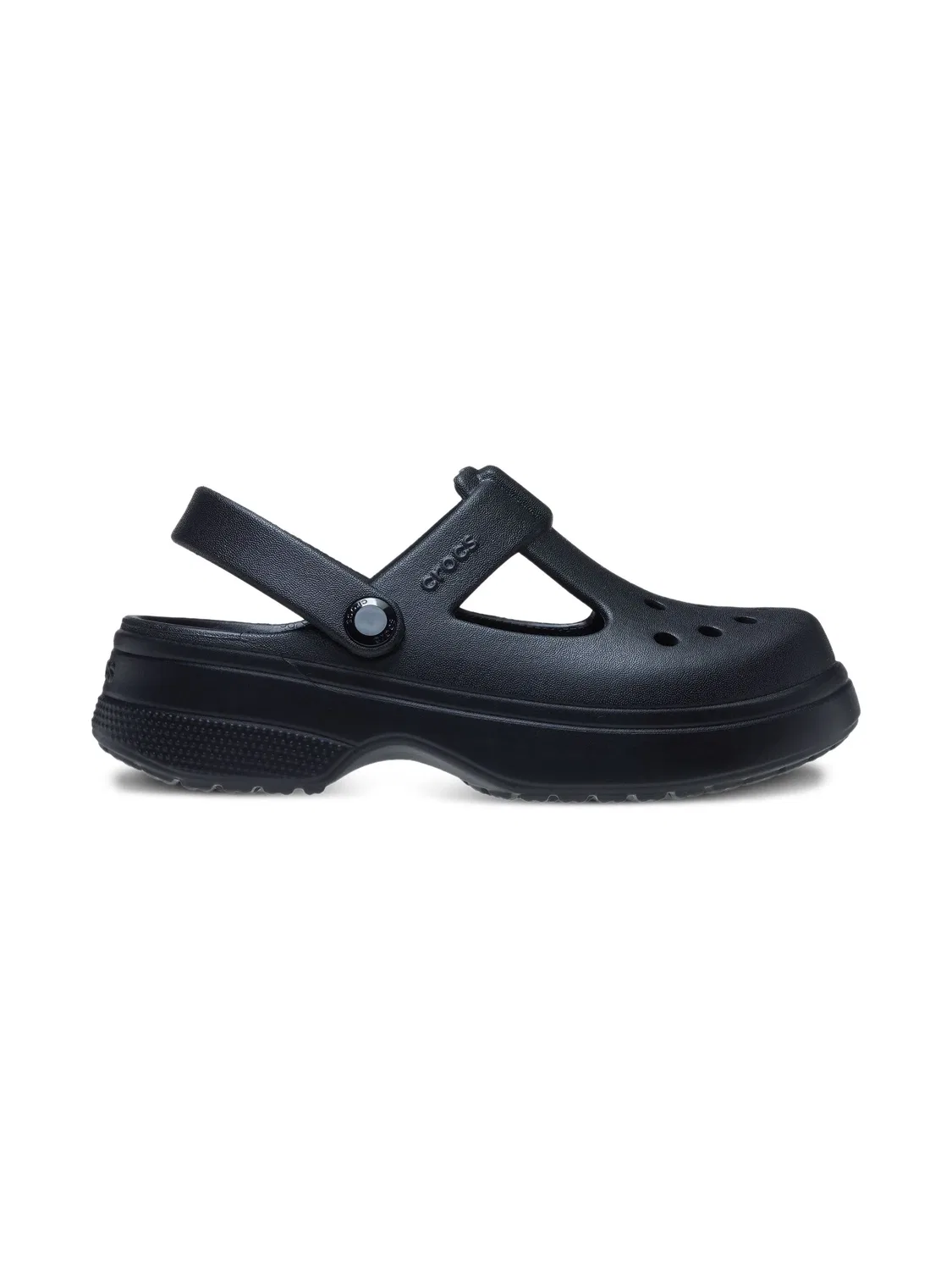 Сандалии с вырезами Crocs, черный
