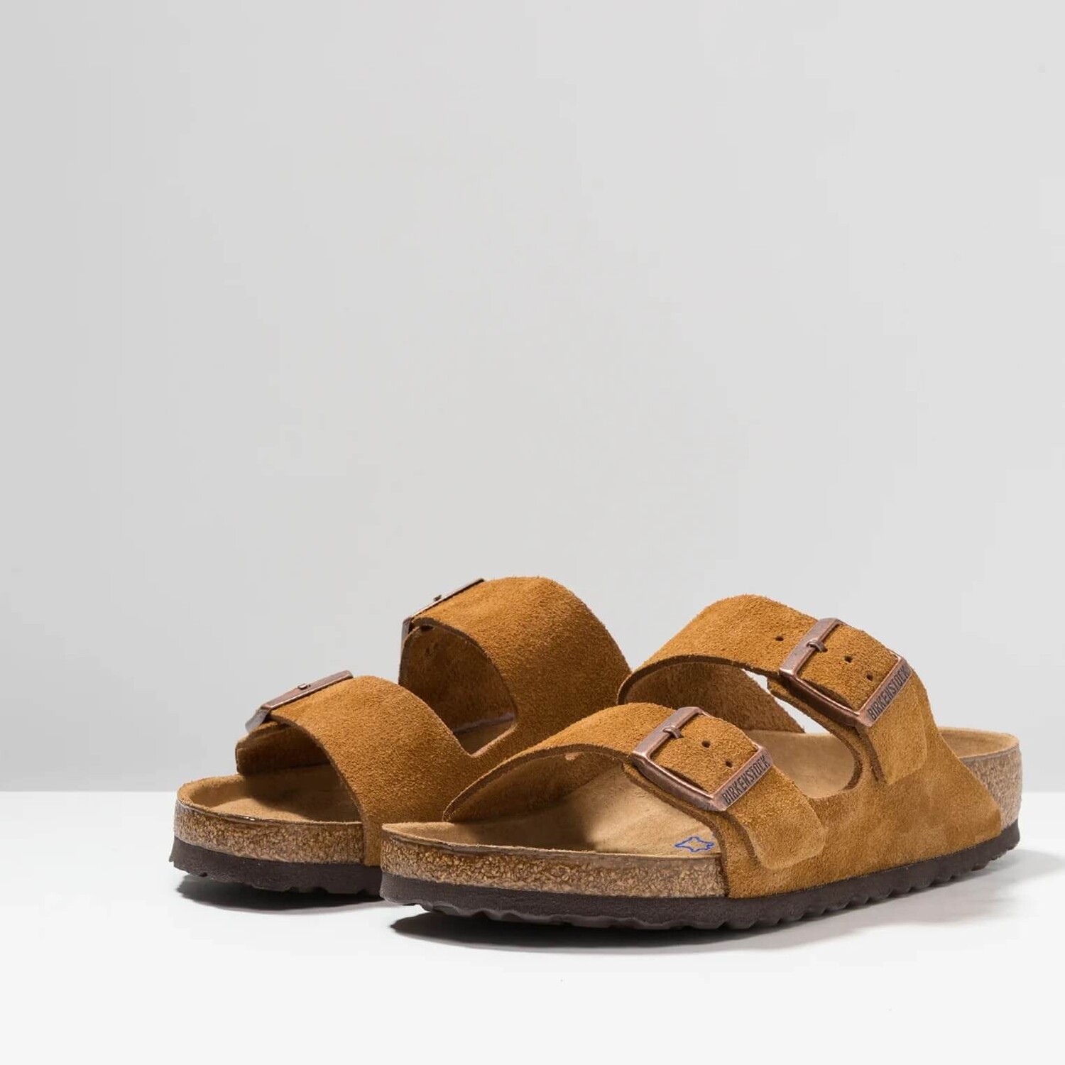 Сандалии Birkenstock Arizona Soft Footbed (Unisex), коричневый — фото 2