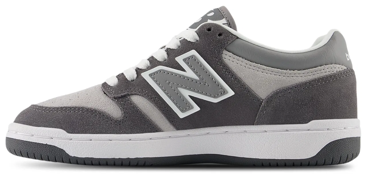Детские кроссовки для мальчиков с амортизацией Ortholite New Balance 480, Grey/Castlerock — фото 2
