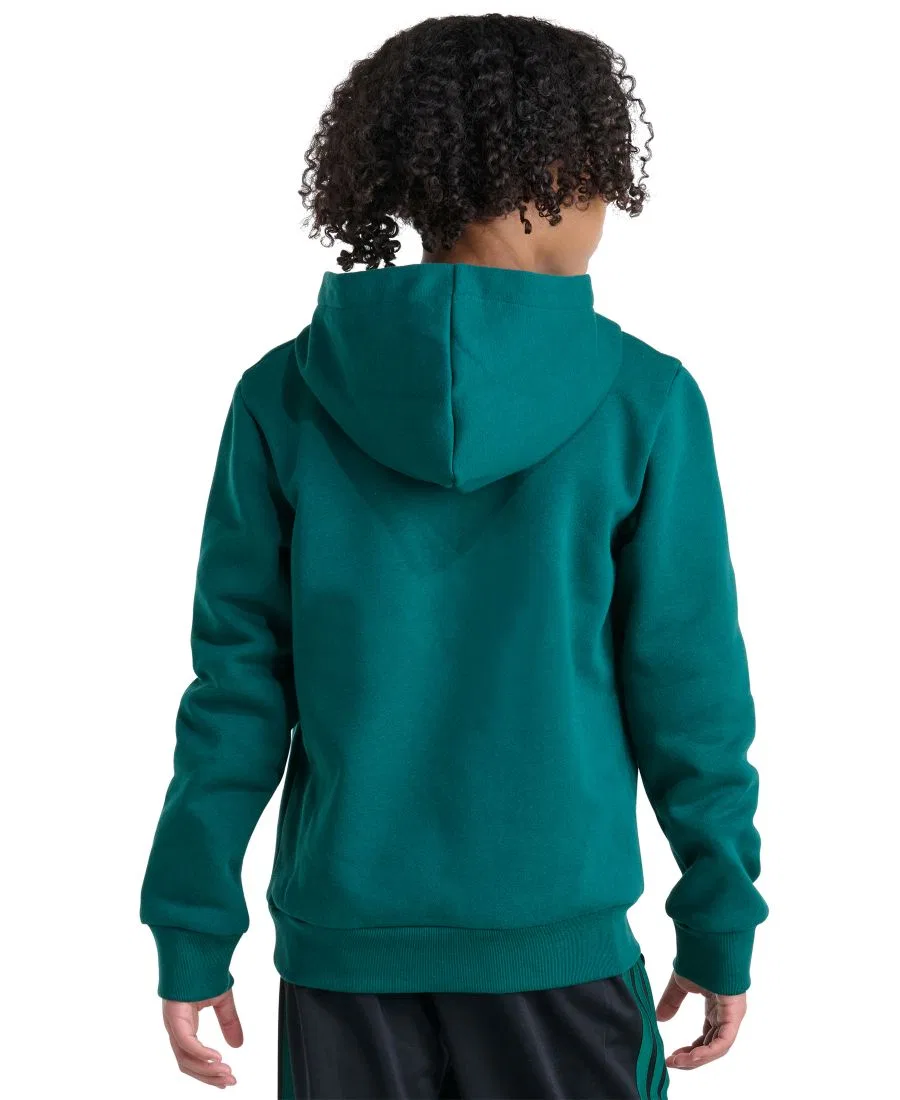 Детский худи с длинным рукавом с принтом adidas, Collegiate Green — фото 4