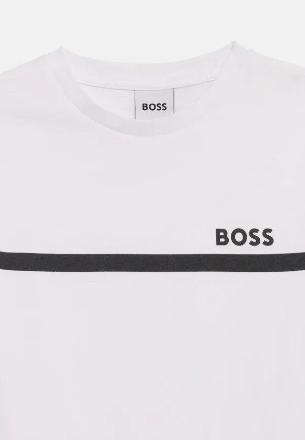 Футболка с короткими рукавами - футболка с принтом Boss Kidswear, белый — фото 4