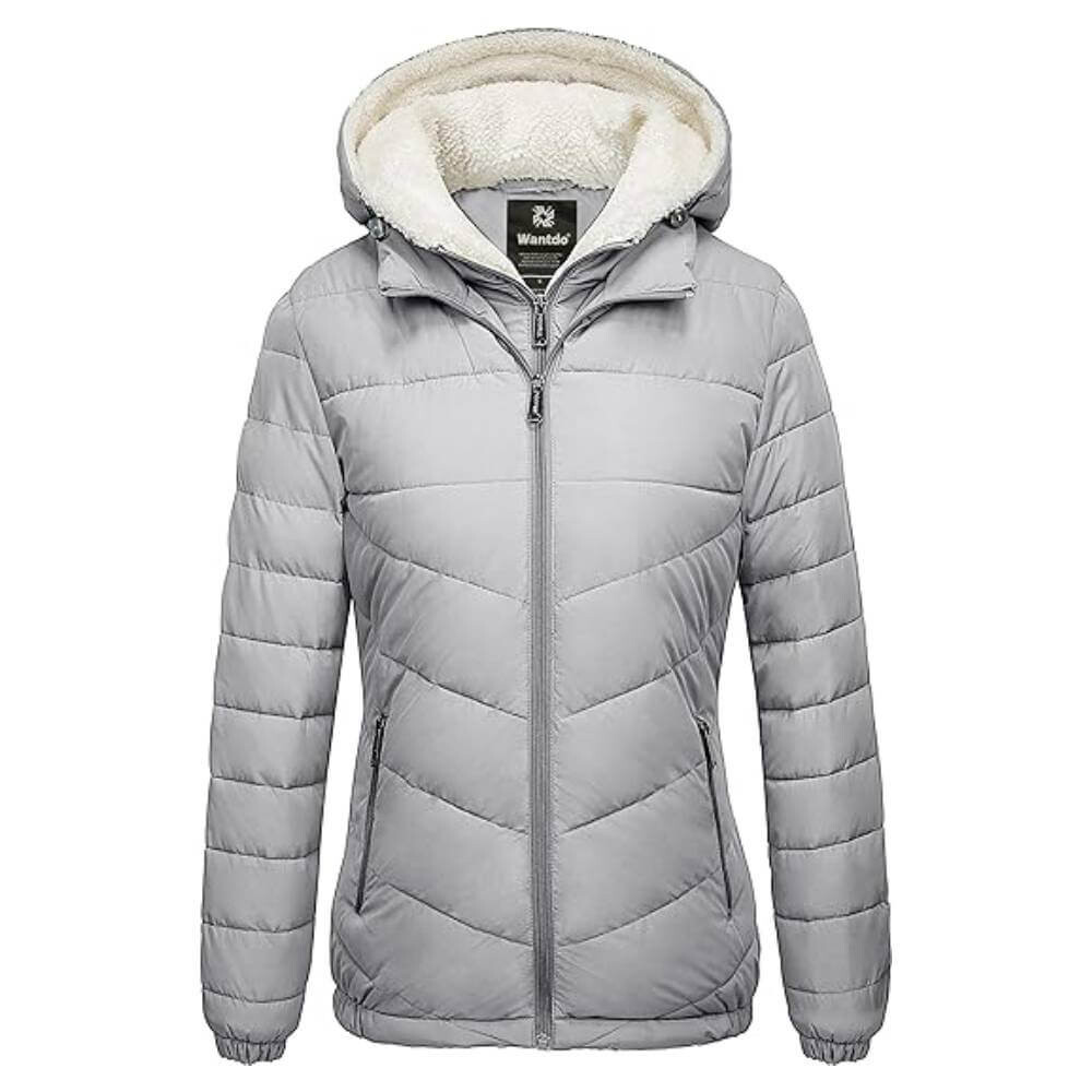 

Куртка утепленная с капюшоном Wantdo, серый