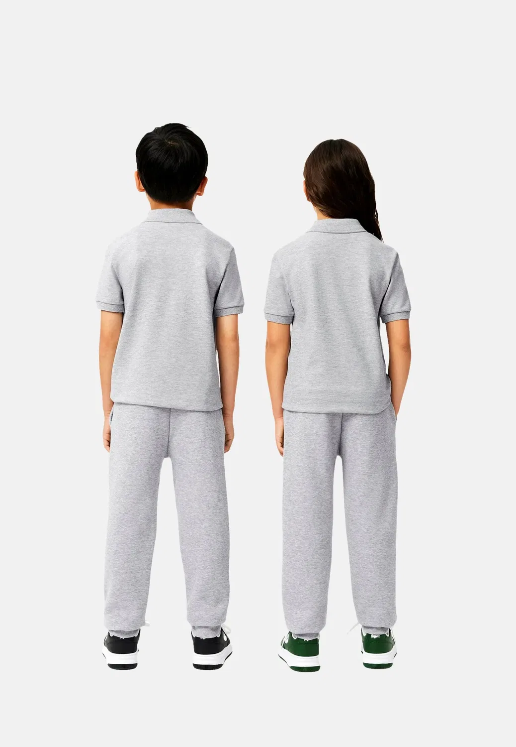 Штаны из футера серый Lacoste — фото 4