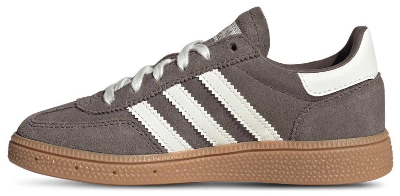 Кеды для девочек Handball Spezial Adidas, цвет Off White/Gum/Earth Strata — фото 2