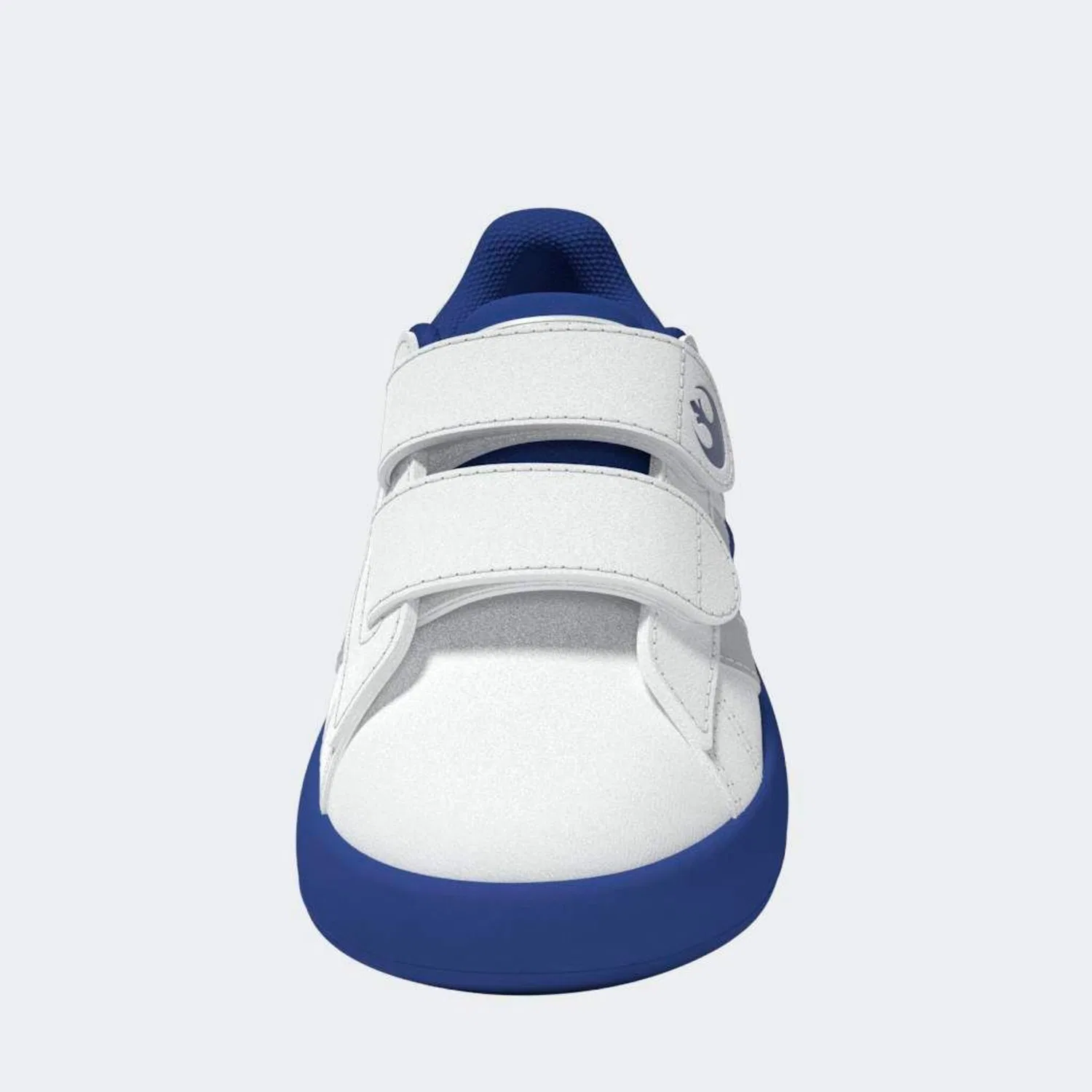 Детские кеды на липучке Adidas Star Wars Grand Court 2.0, Cloud White/Silver Metallic/Royal Blue — фото 4