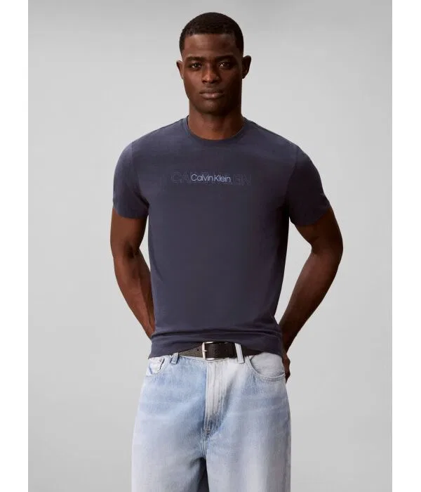 Мужская футболка хлопковая Calvin Klein, Blu Marino