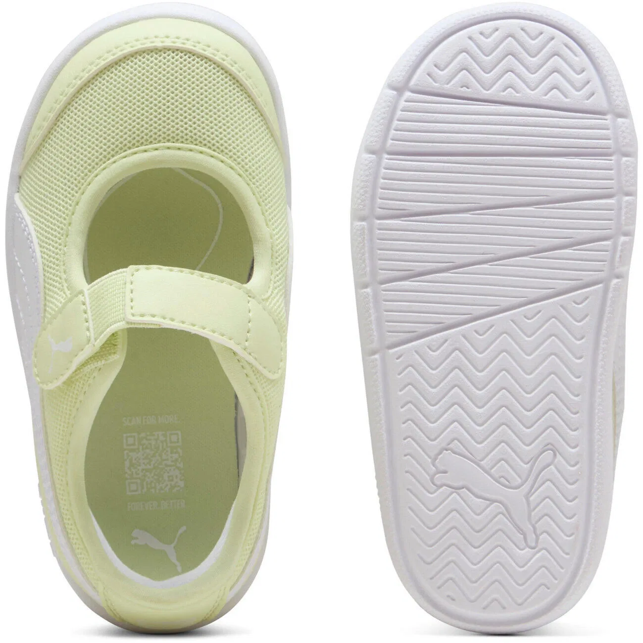 Детские кроссовки Puma Courtflex V3 Lina V Inf, Grun — фото 2