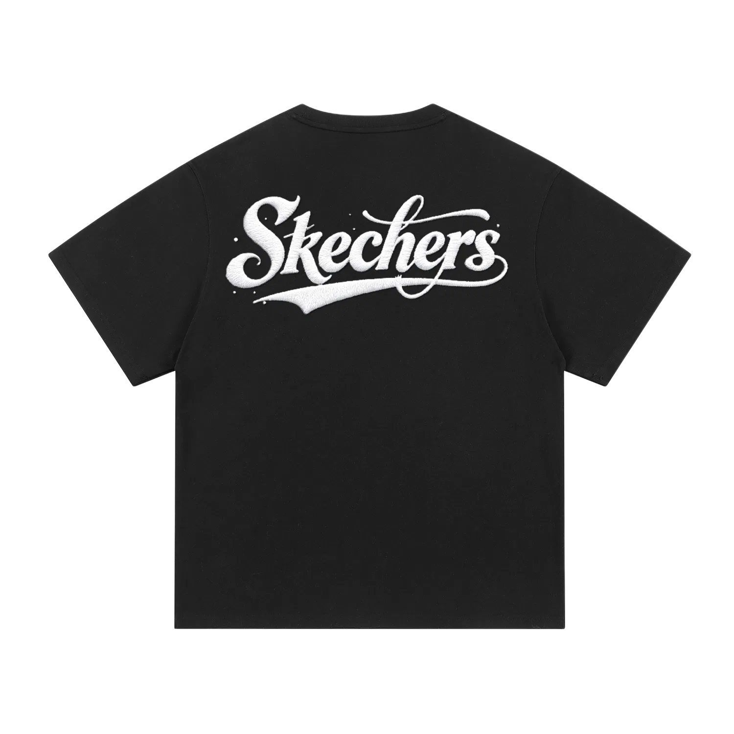 Футболка с круглым вырезом, с принтом, Skechers, White Blue — фото 3