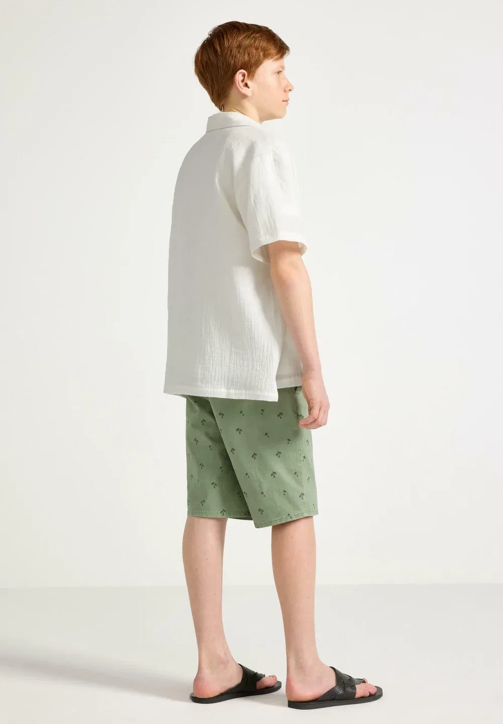 Шорты - шорты Lindex, Light Khaki — фото 3