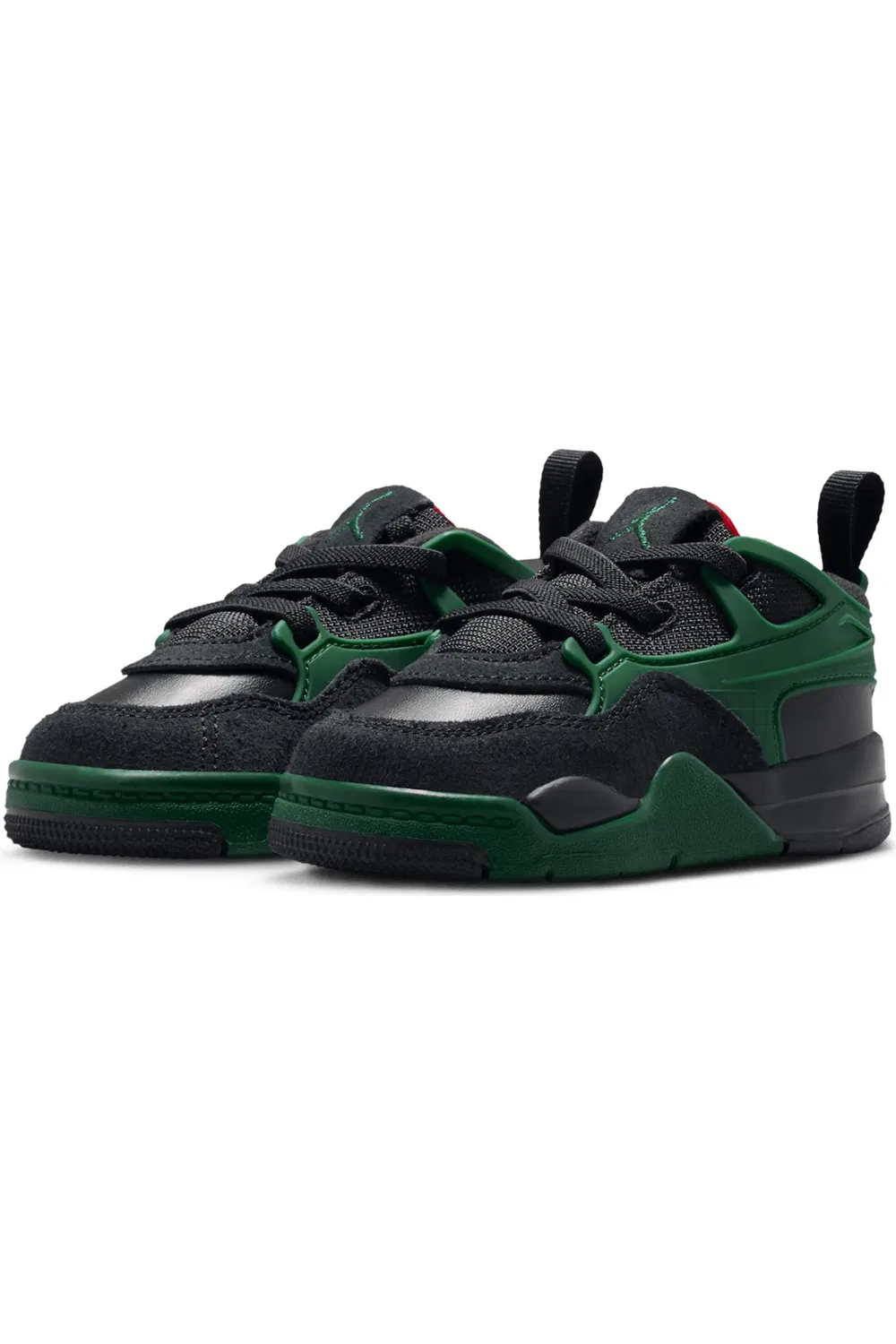 Детские кроссовки спортивные Air Jordan 4 RM Jordan, 003 черный/зеленый