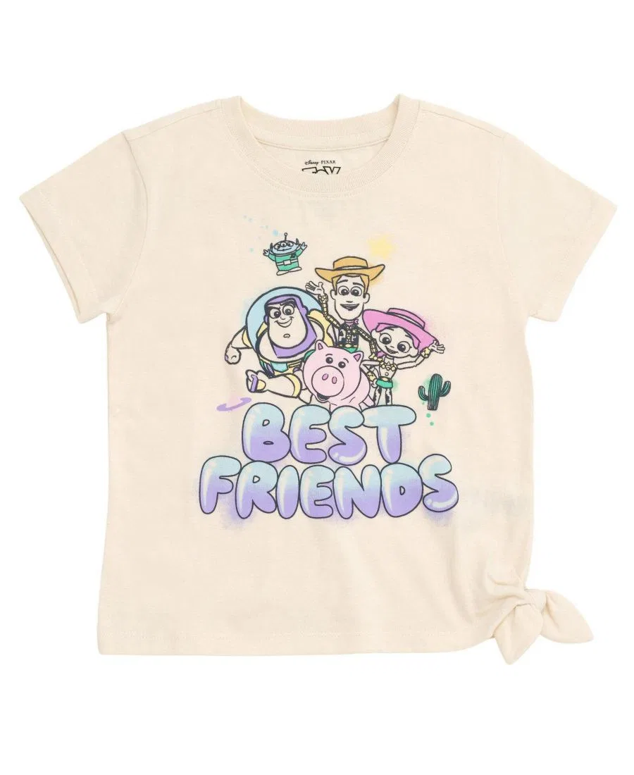 Комплект из 2 футболок с принтом Toy Story, хлопок, Cream Blue — фото 3
