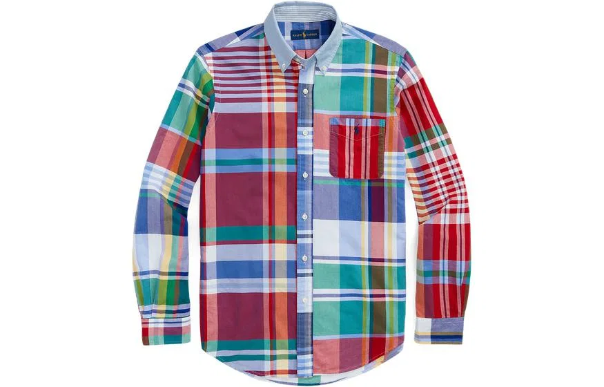 Мужская рубашка с коротким рукавом Polo Ralph Lauren, Multicolor