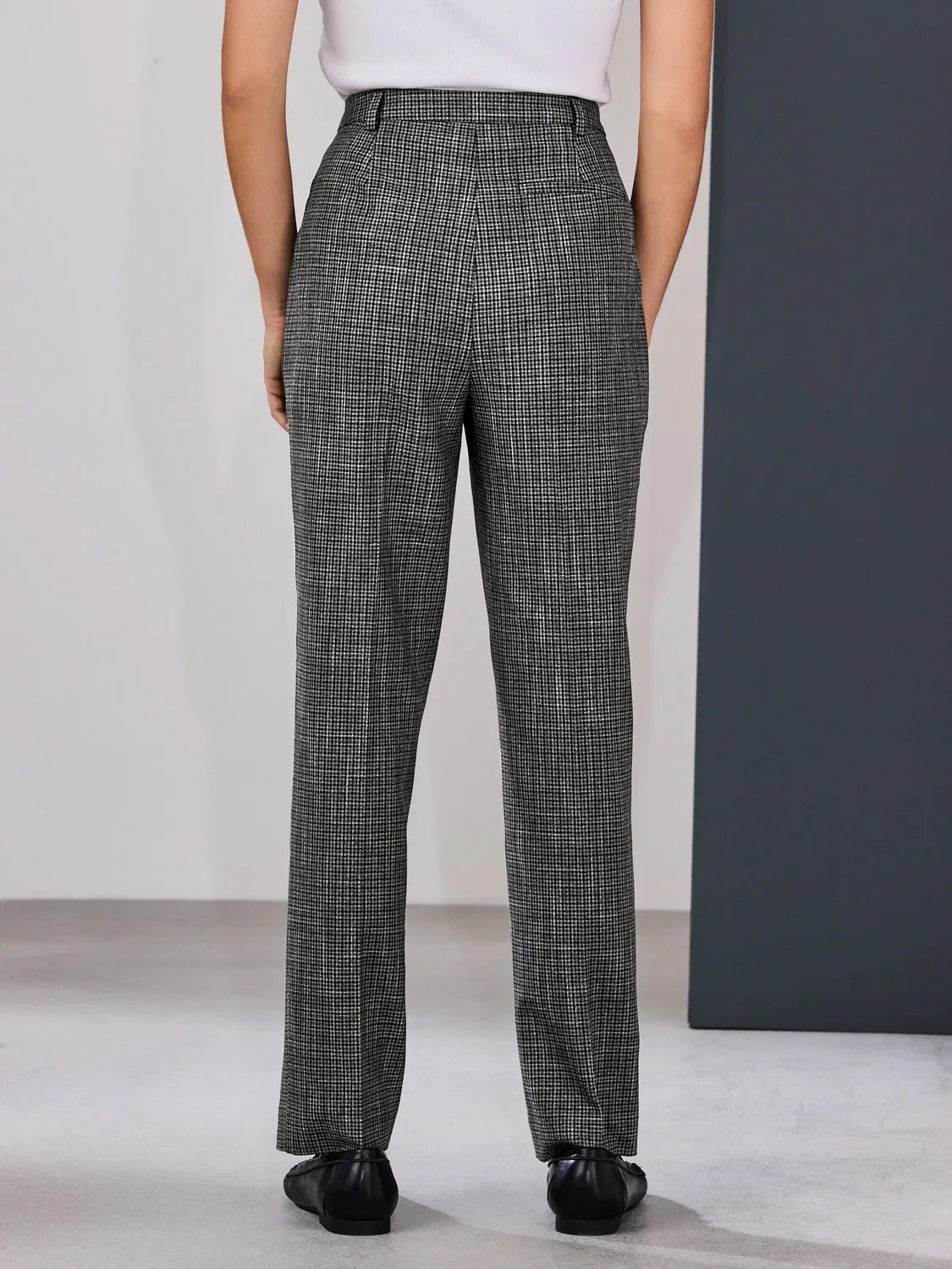 Брюки зауженные, клетка, Green/Grey Check Slim Trousers Next, зеленый/серый — фото 3