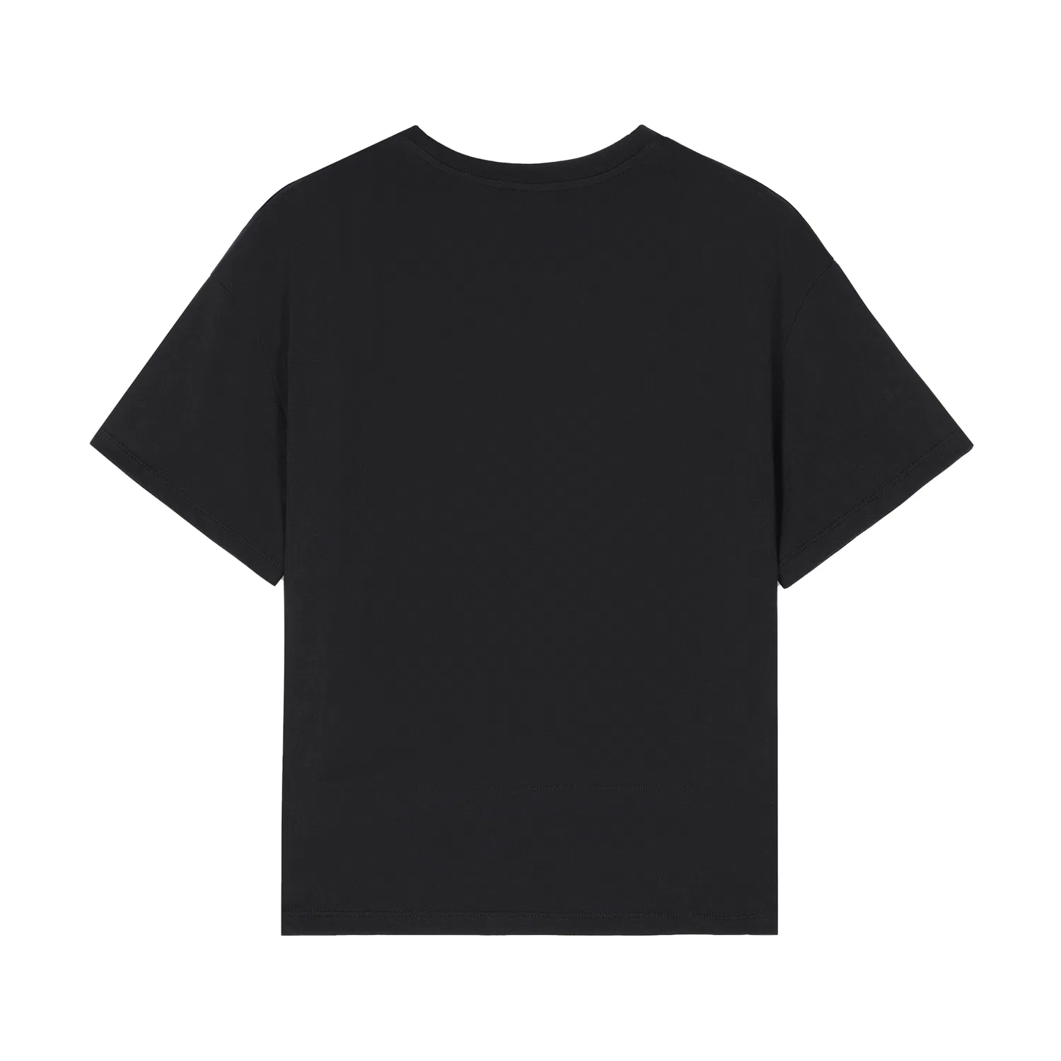 Женская футболка с круглым вырезом и прямым кроем Black Crew Neck, Levis, Black — фото 3