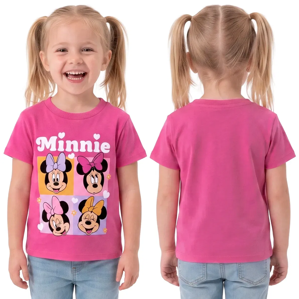 Детский комплект футболок Minnie Mouse & Daisy Duck Disney, Multi — фото 4