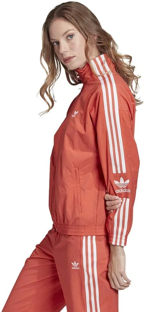 Куртка спортивная adidas Originals, цвет Trace Scarlet/White — фото 4