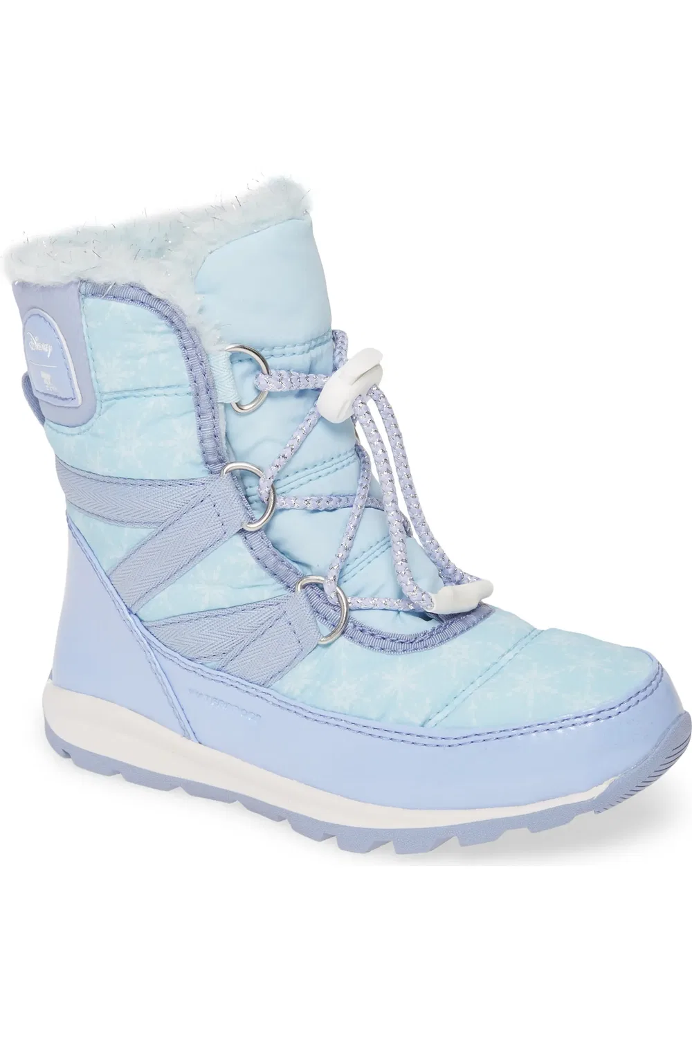 Детские зимние ботинки утепленные водонепроницаемые Whitney Disney Frozen SOREL, Frosted Purple