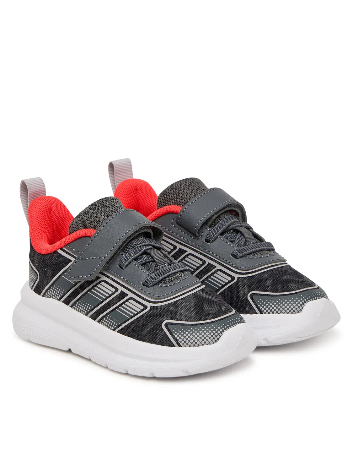 Кроссовки для мальчика Tensaur Run Shoes Infants Adidas, серый — фото 2