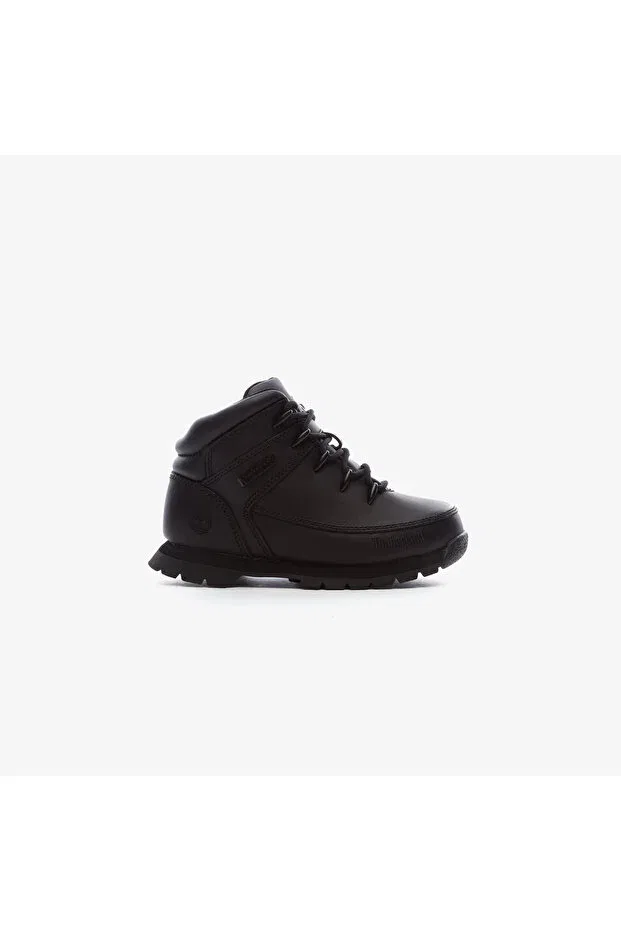 Детские ботинки для девочек на шнуровке Euro Sprint Kids Timberland, Black