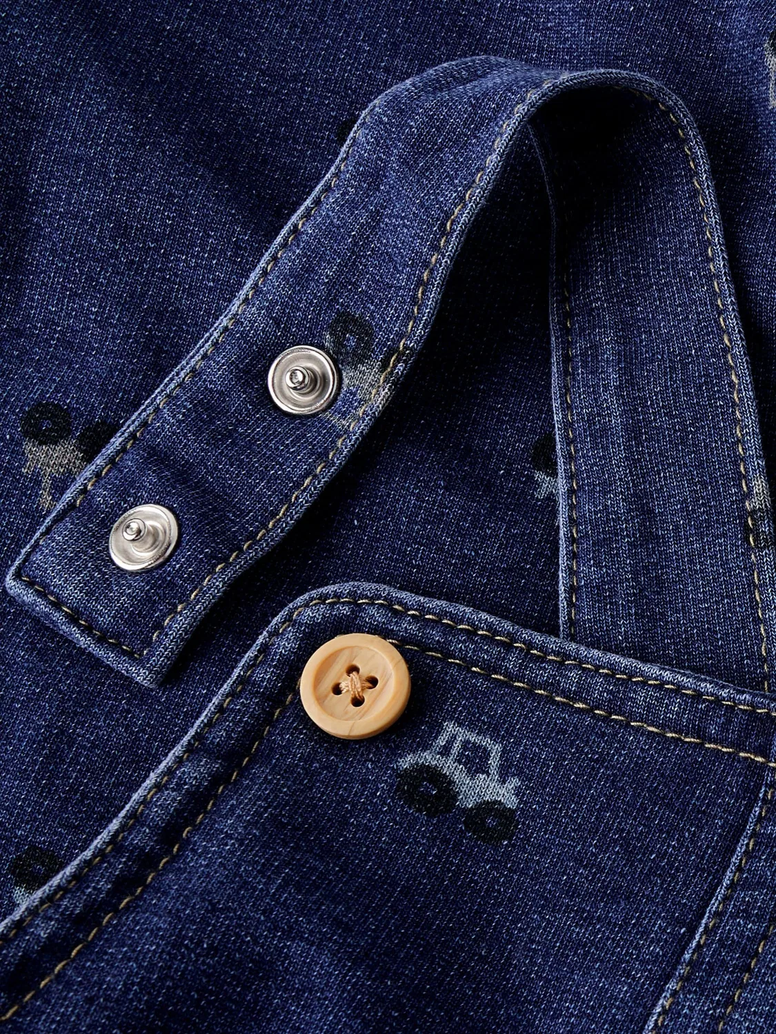 Комбинезон джинсовый на лямках Dark Blue Denim Name It, синий — фото 4