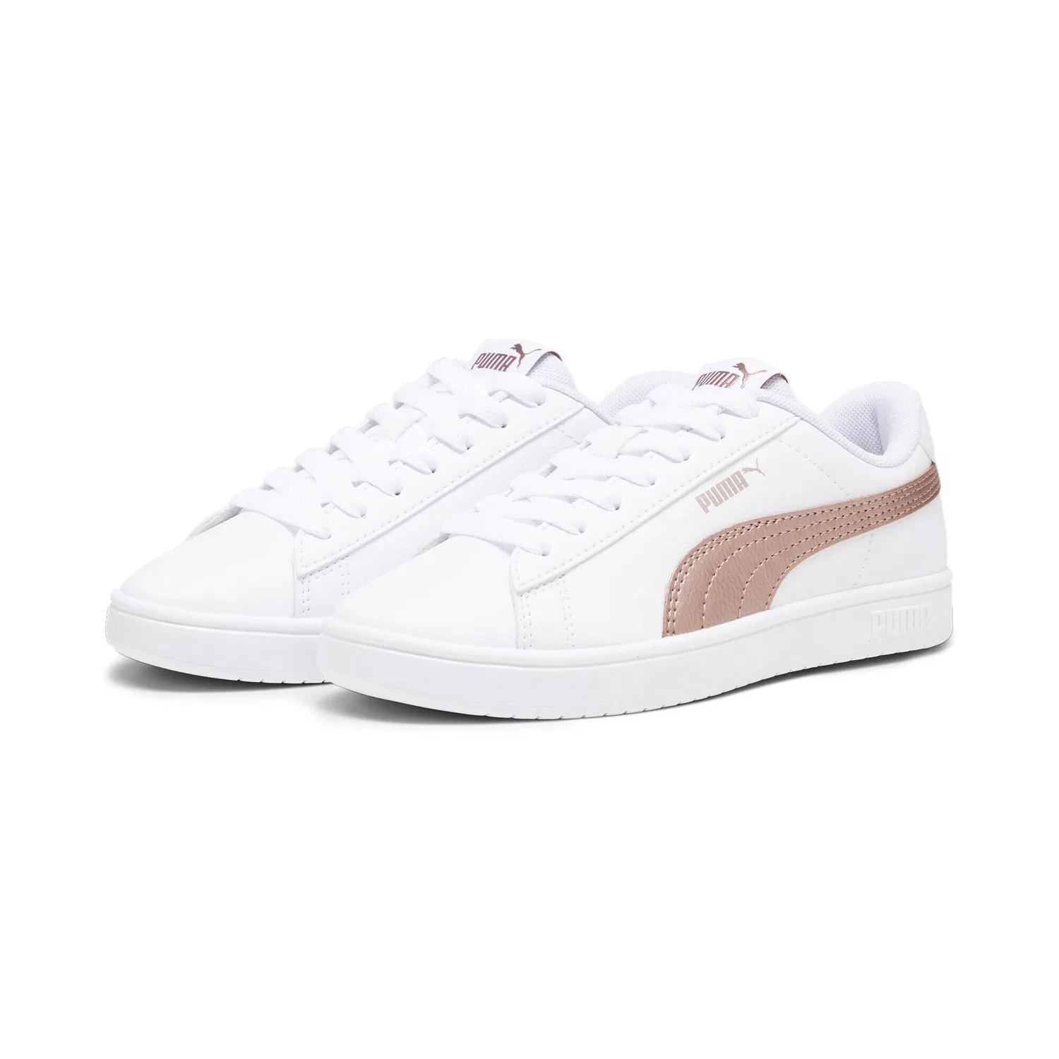Детские классические кроссовки Rickie Puma, Weiss Silber