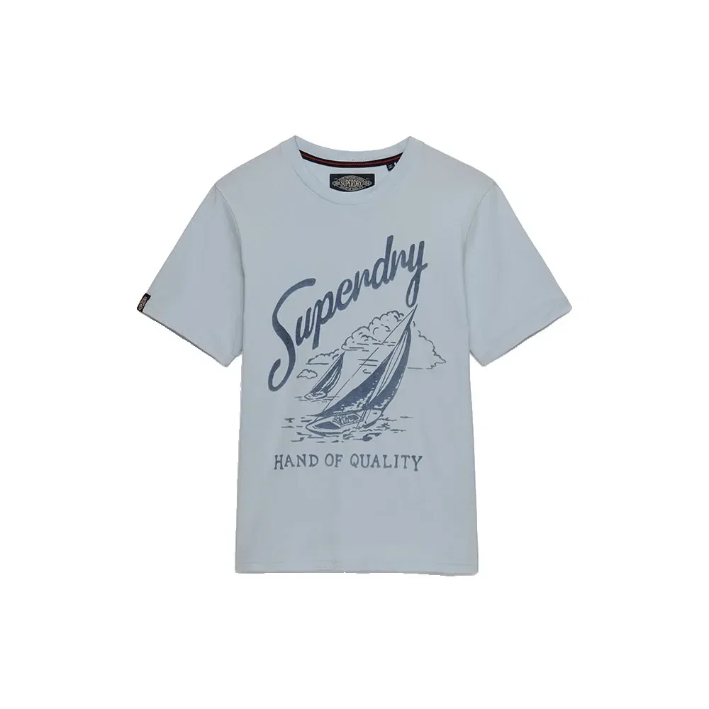 Футболка с коротким рукавом Lo-Fi Dockside Superdry, синий — фото 3