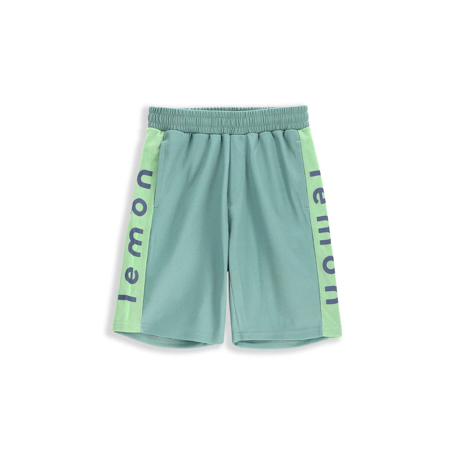 Детские спортивные шорты с принтом Kinder Trainingsshort Shorts WL5 Lemon Explore, Olivgrun — фото 3