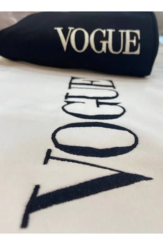 Детский спортивный комплект для девочек с вышивкой Vogue tracksuit set Store, Black — фото 2