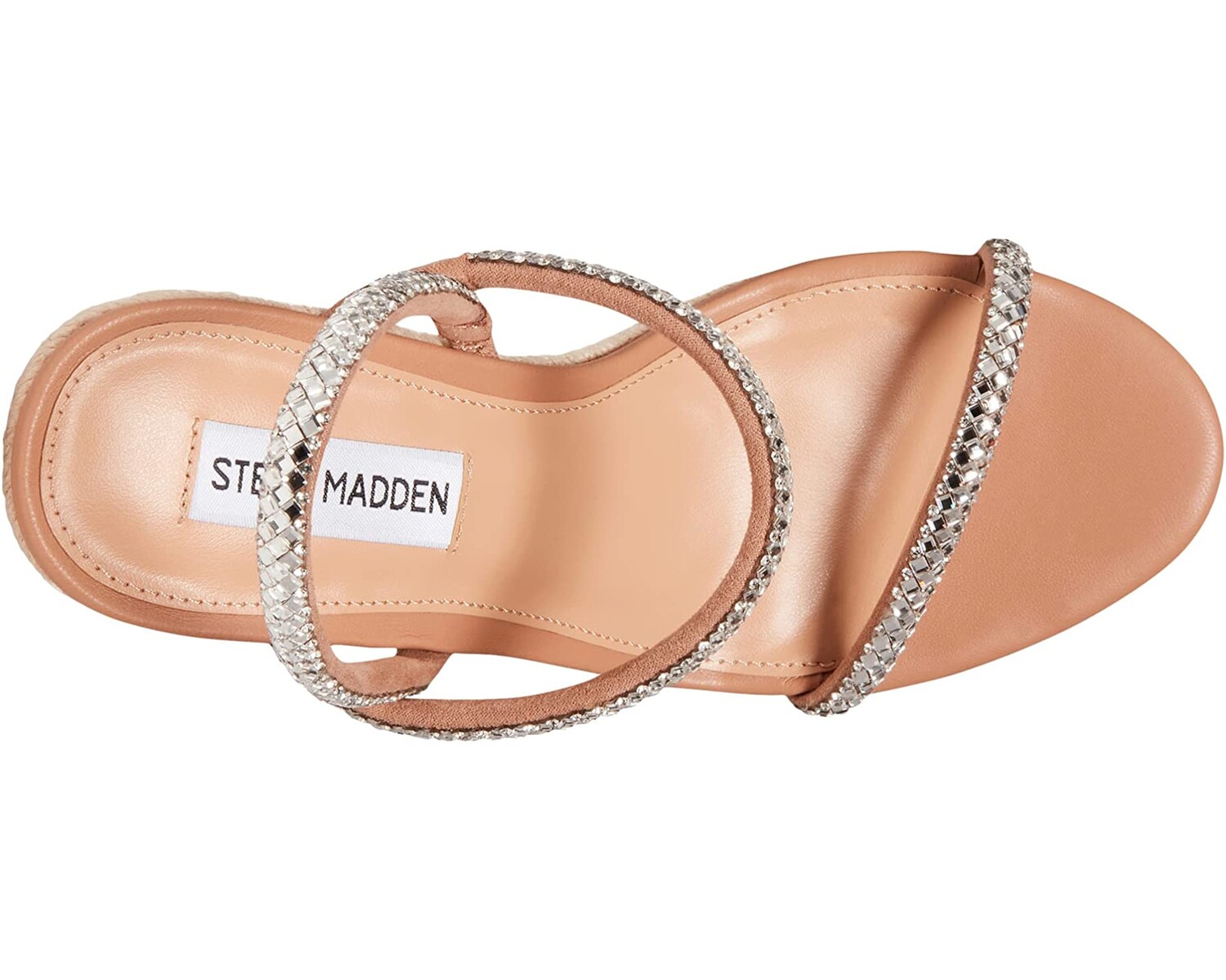 

Туфли на каблуках Udell-R Wedge Sandal Steve Madden, горный хрусталь