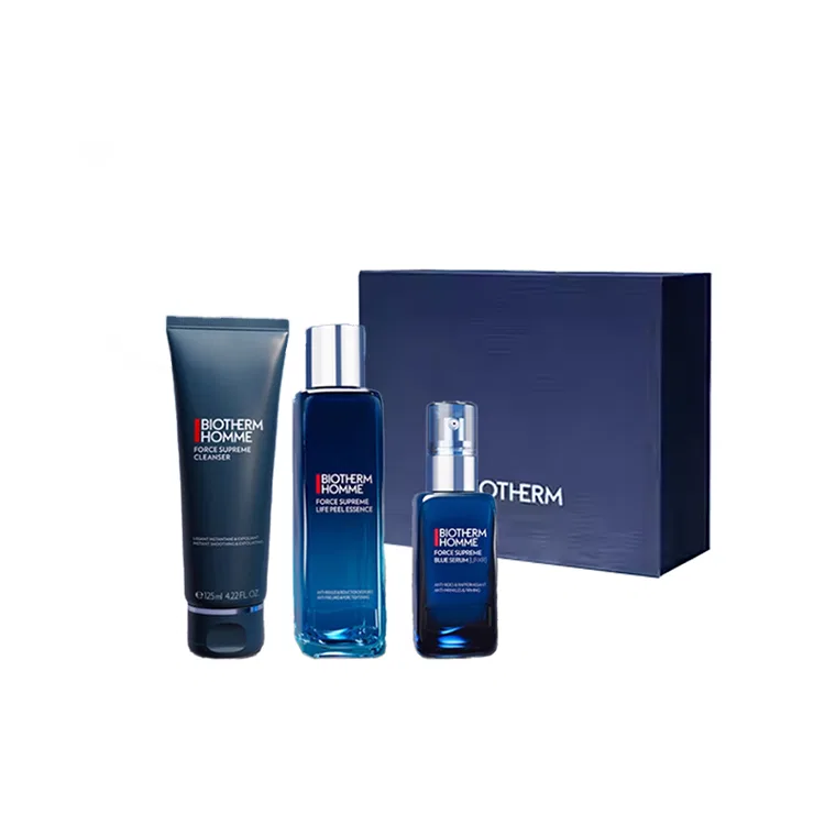 Мужской набор для ухода за кожей Blue Diamond с очищающим средством и тонером, BIOTHERM, Blue