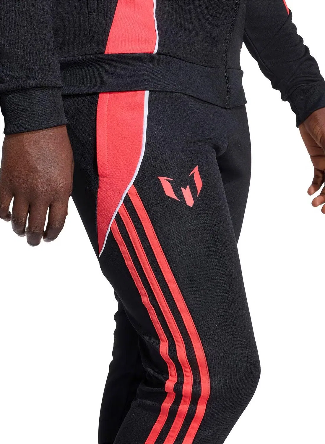 Штаны тренировочные с логотипом Messi Adidas Originals, черный — фото 3