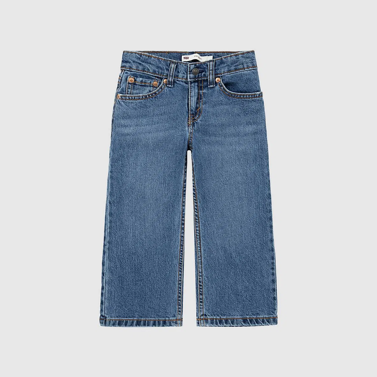 широкие джинсы 578 для мальчиков 2-4 лет Levi's, Blazing Blue - Dark Wash