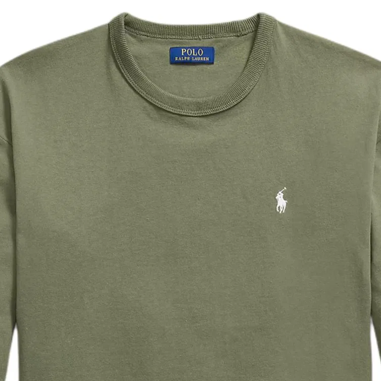 Мужская футболка с круглым вырезом и прямым кроем, T Shirts, Polo Ralph Lauren — фото 3