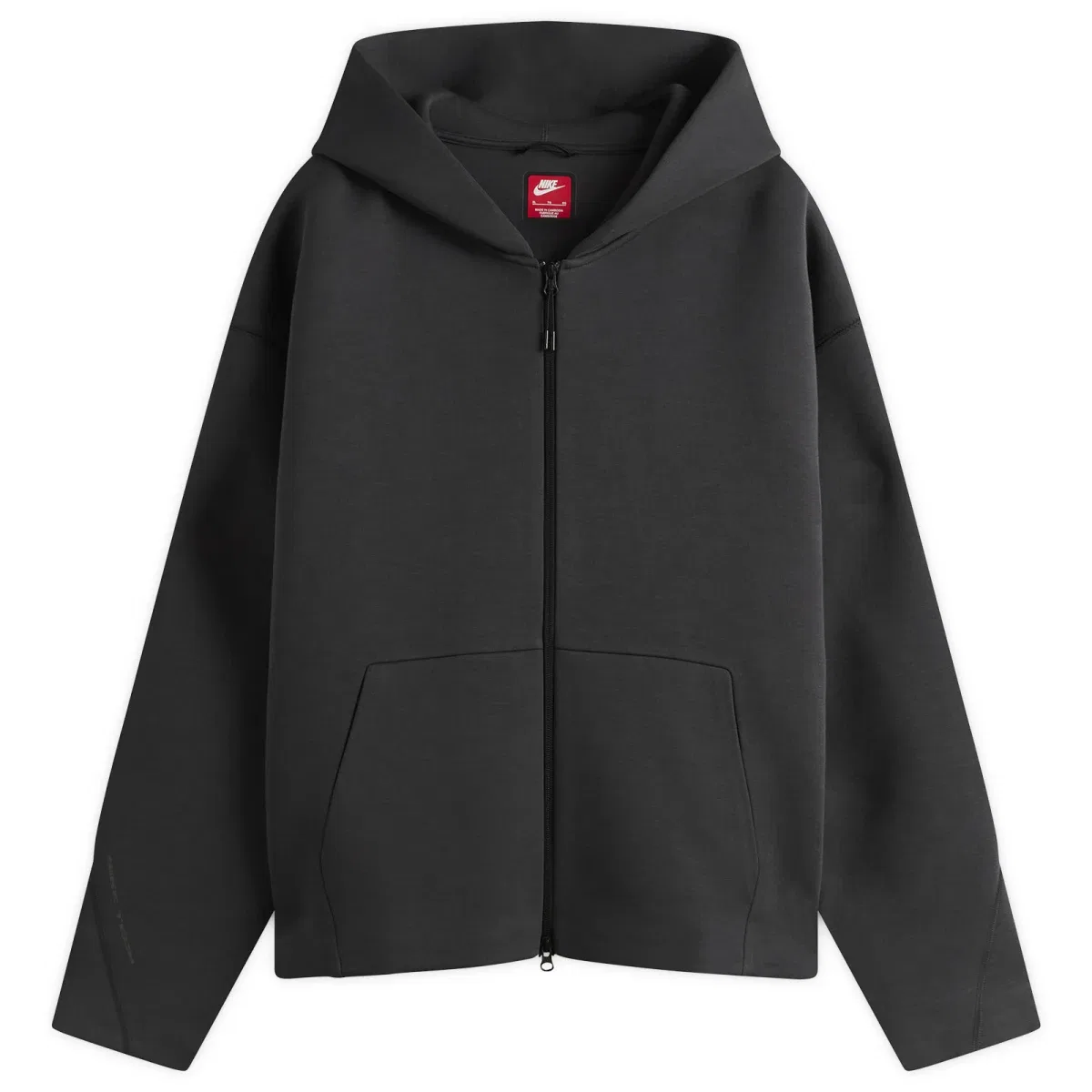 Худи с полной застежкой-молнией Nike Tech Fleece, Anthracite & Black