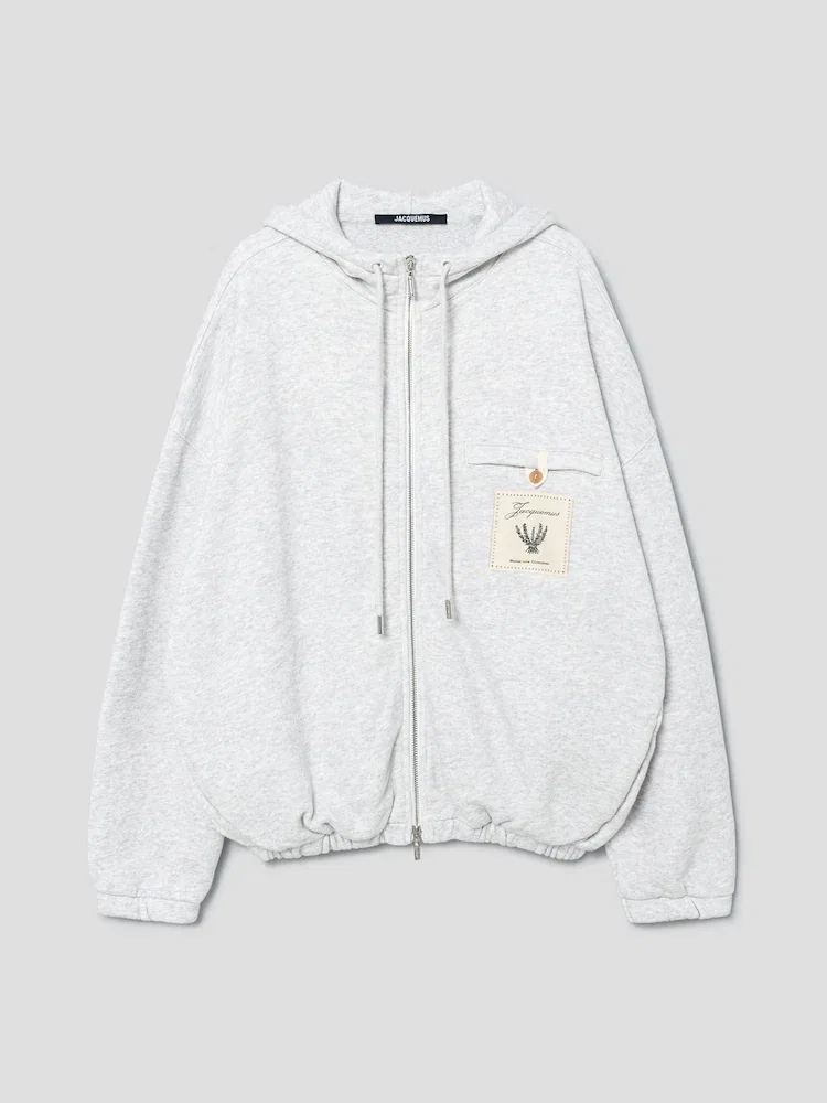 Женская худи с капюшоном Torneo JACQUEMUS, Silver